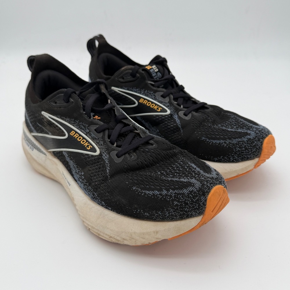 Brooks Glycerin GTS 22 Mens Running Shoes Black Blue Orange 1104461D013 Size 9 D